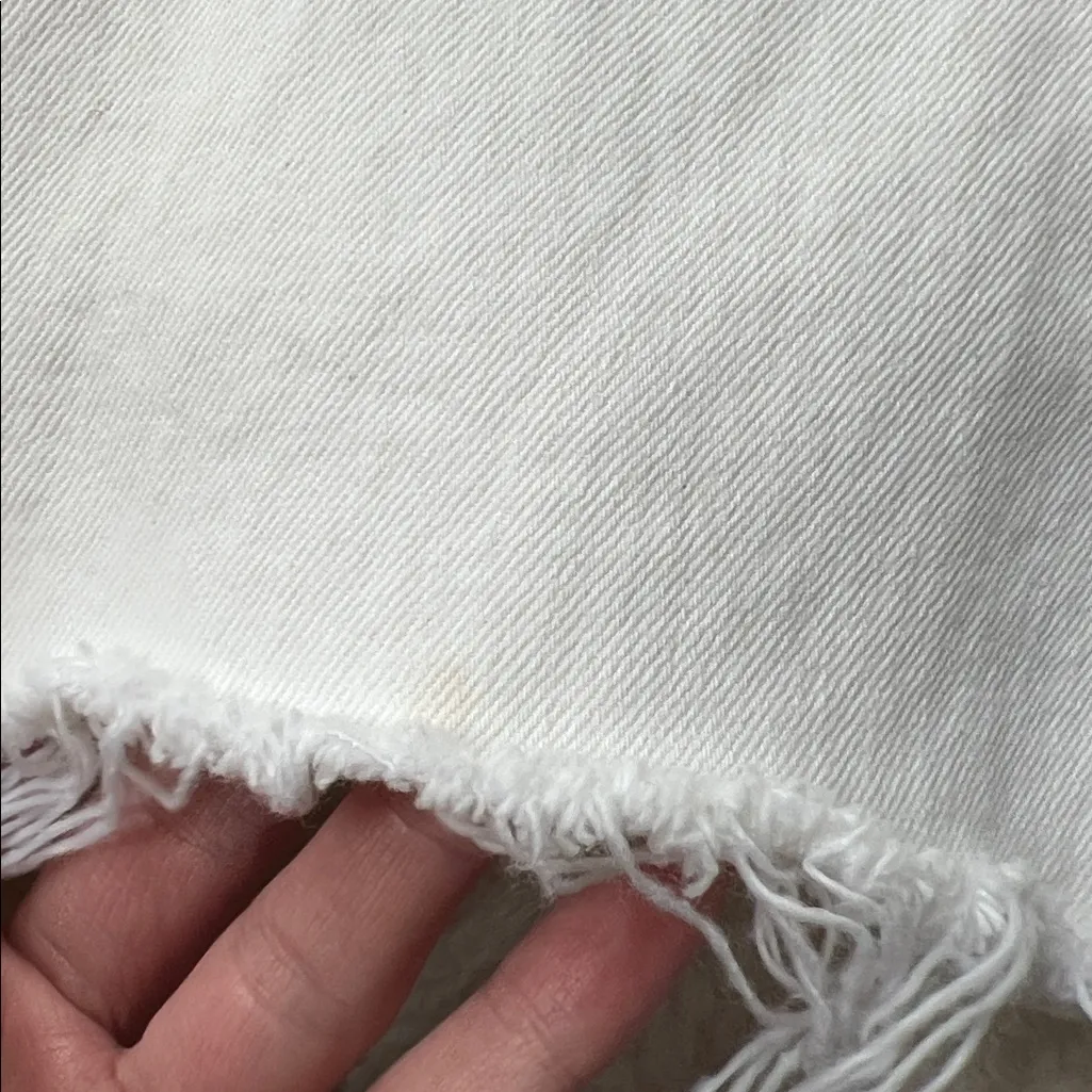 Re/Done 70s Stove Pipe Vintage White Jeans - Image 4