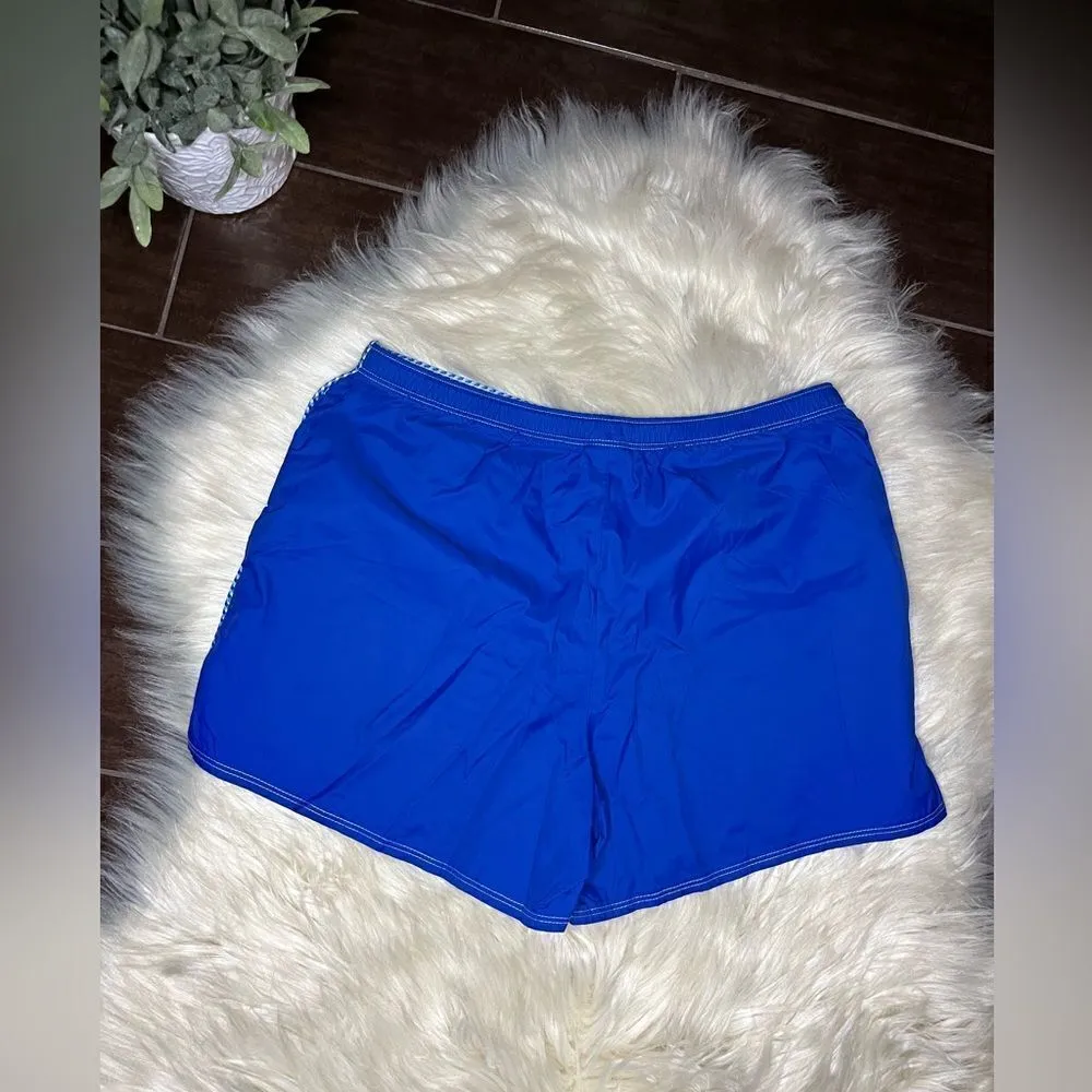 Nike royal blue front zip board shorts sz small - Image 3