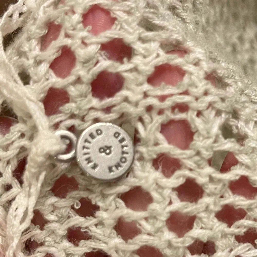 Anthropologie Knitted & Knotted Bella Pointelle Cardigan Size Small - Image 5