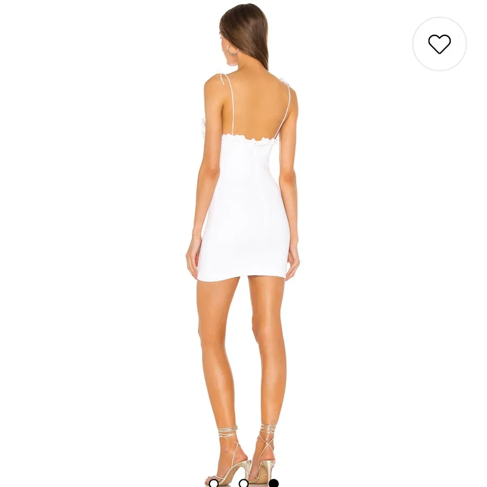 superdown Camile Tie Strap Mini Dress in White - Image 3