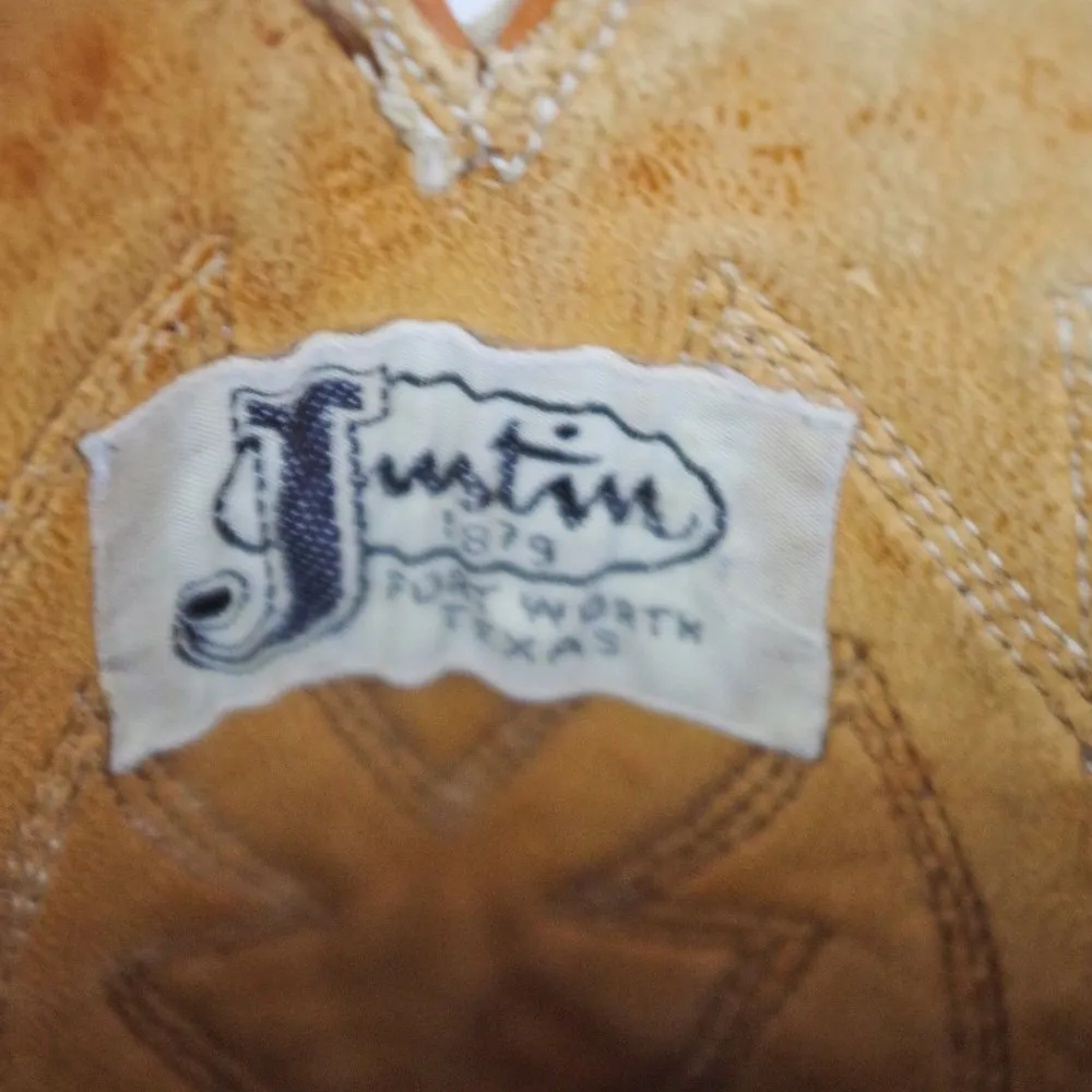 Vintage Ladies' Justin Lizard Quarters Cowgirl Western Boots L 4501 Size 5.5B - Image 6