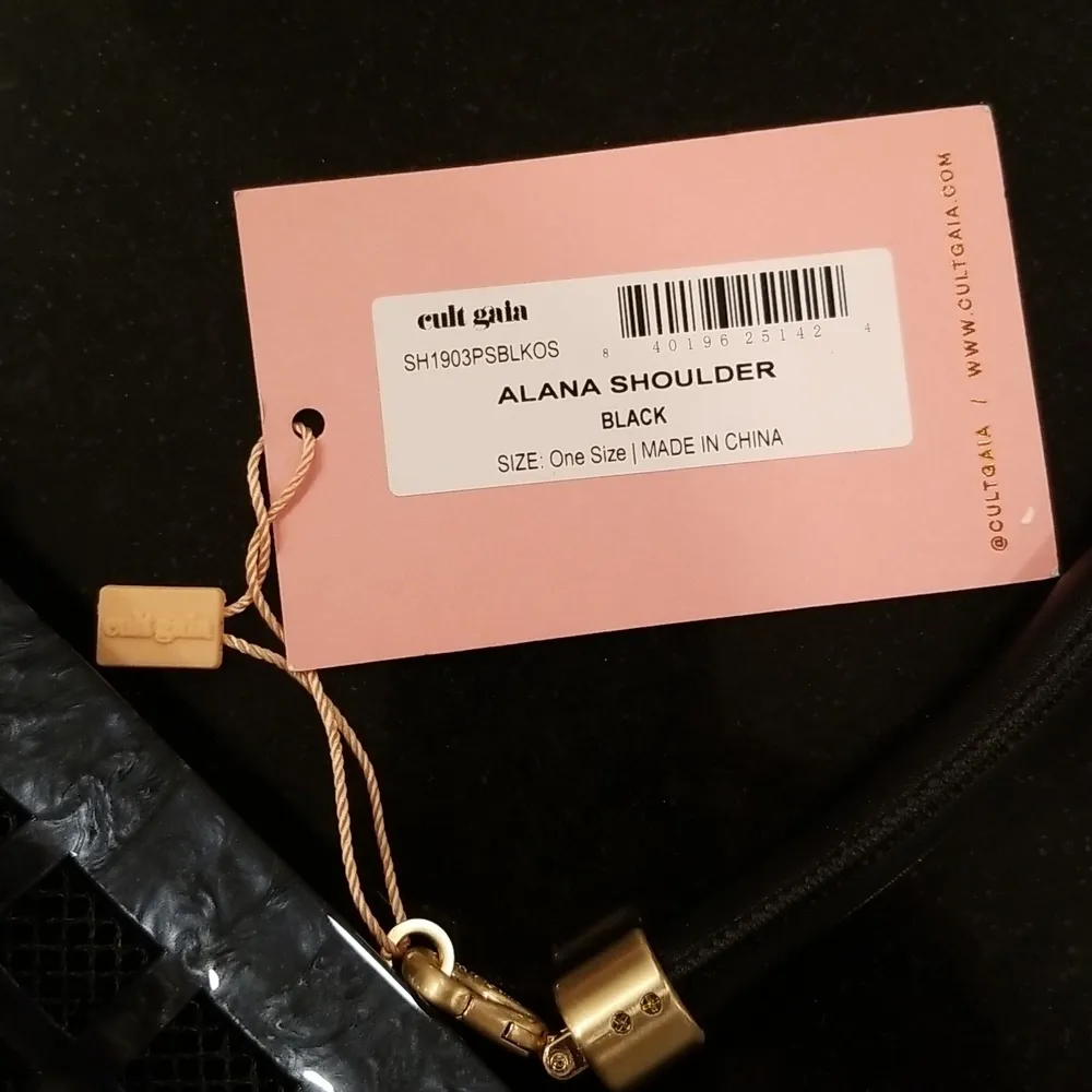 💕CULT GAIA💕 Alana Acrylic Shoulder Bag ~ Black NWT - Image 16