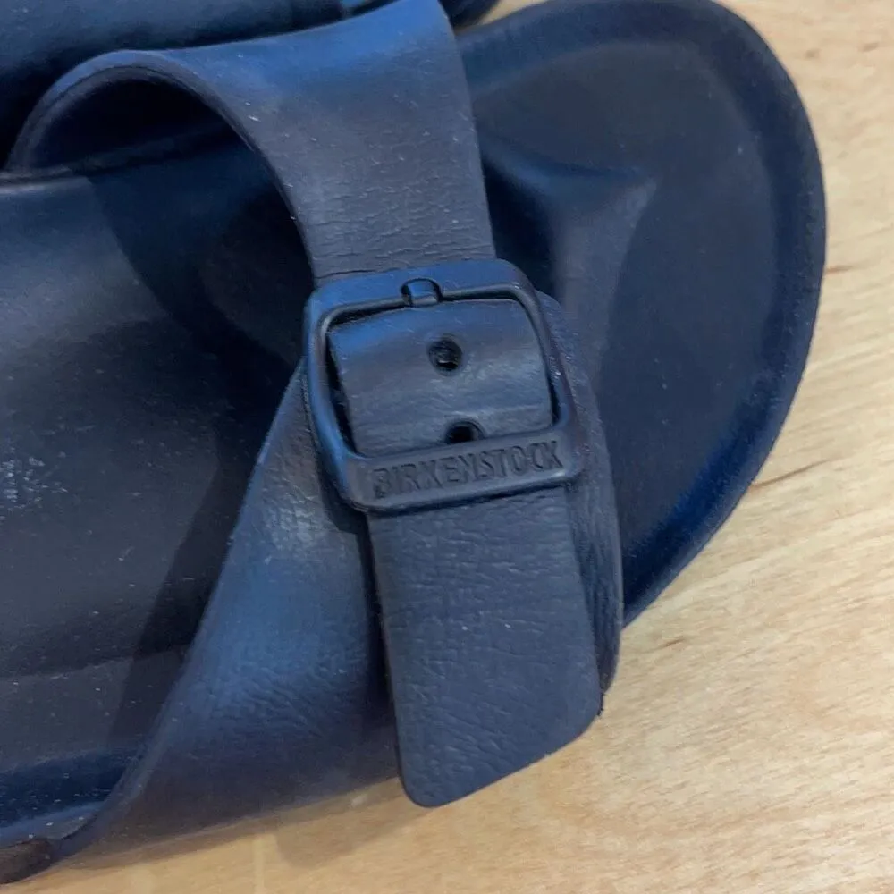 Birkenstock Womens Madrid EVA Adjustable Strap Slip On Sandals Black‎ Size 40 - Image 6