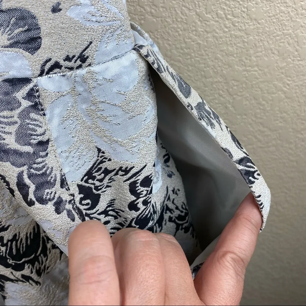 ASOS Floral Brocade Romper - Image 4