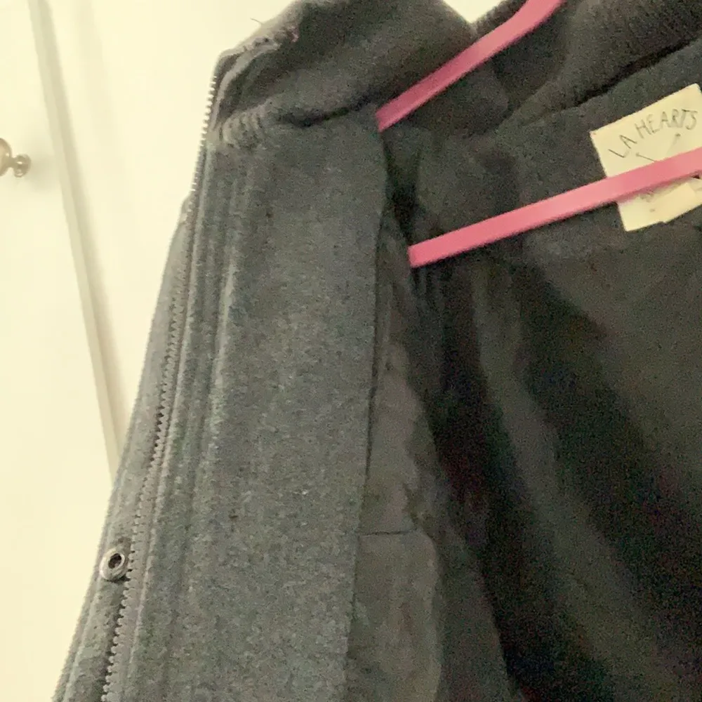 LA Hearts jacket blue and grey super cute - Image 10