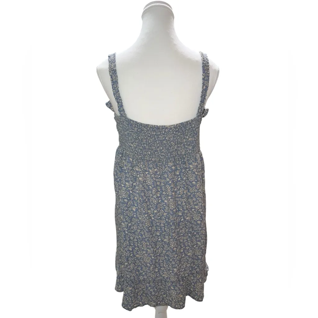 American Eagle Blue Floral Mini Dress – Size Large - Image 4