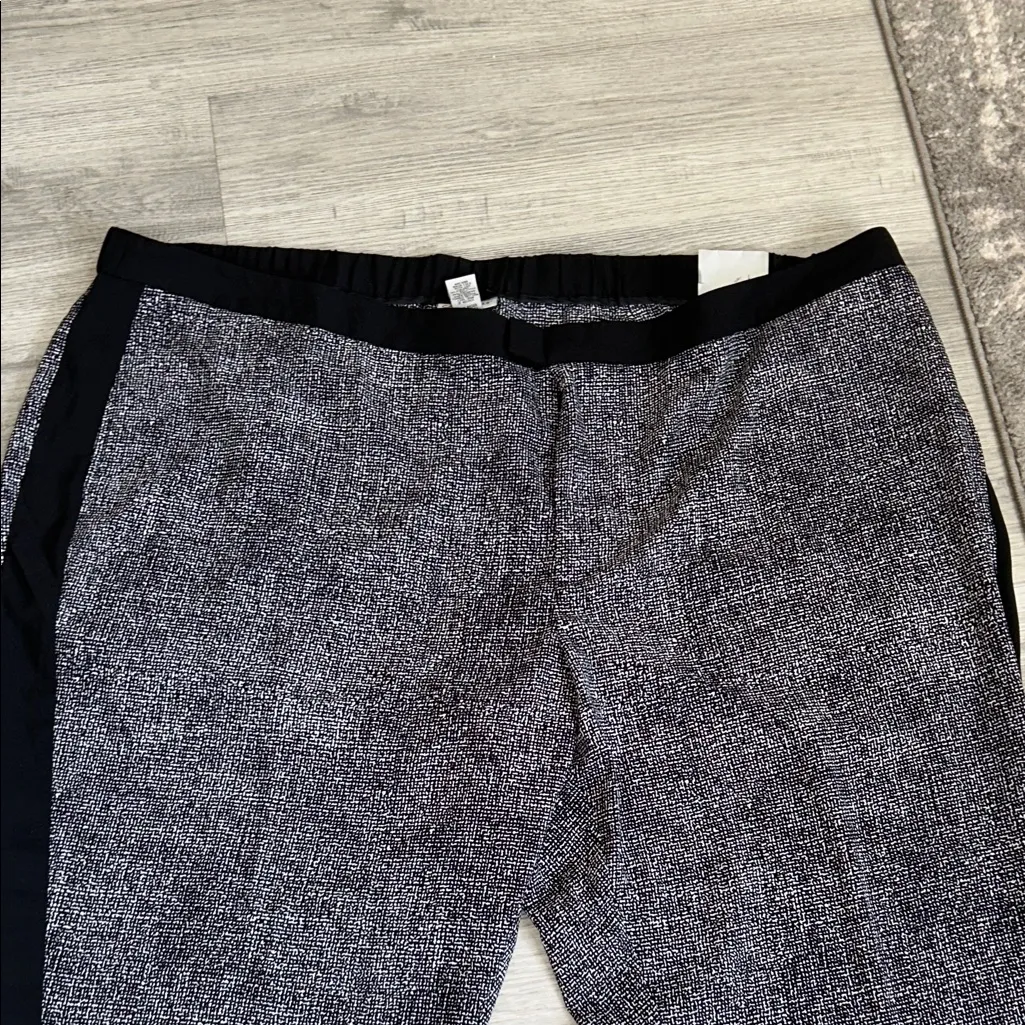 Catherines Charcoal and Black Straight Leg Pants - Image 2