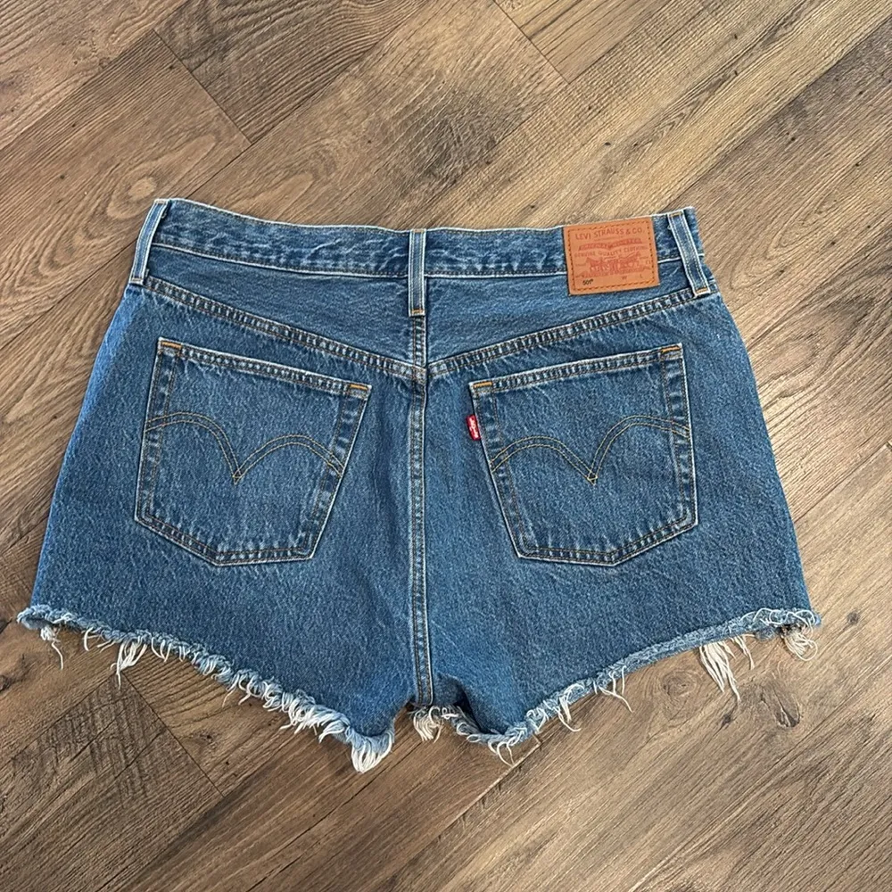 Levi’s 501 Original Fit High Rise Jean Shorts Premium No Stretch - Image 11