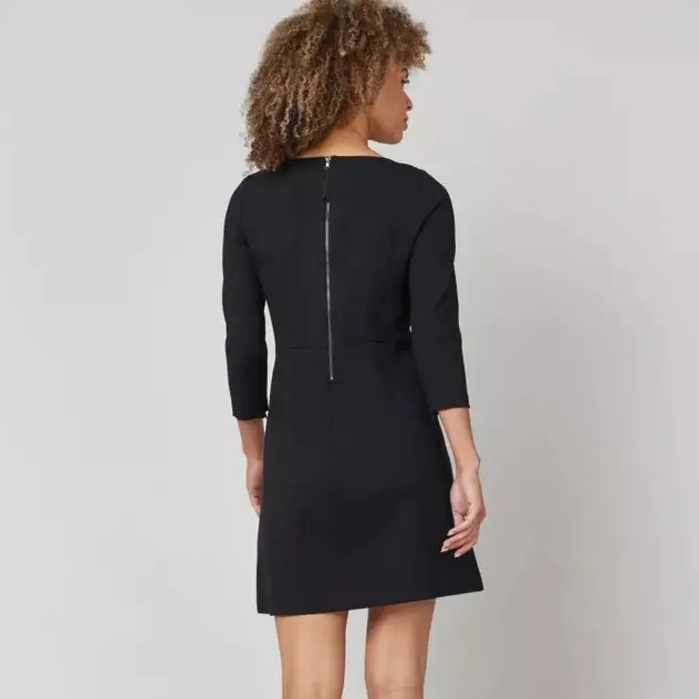 Spanx Black Perfect A Line Zip Sleeves Dress - Image 2