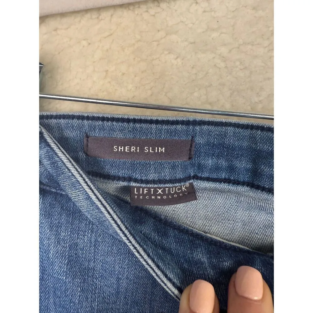 NWT NYDJ Women's Sheri Slim Ankle Jeans Cadena‎ blue denim Size 24W NEW - Image 7