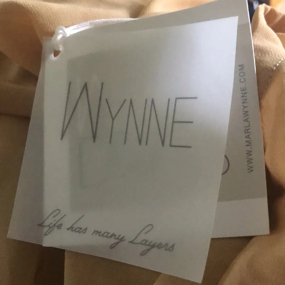 Wynne Layers Sheer Open Kimono Sz. XL Layering Cardigan Cover~Up Swim Gold NEW - Image 5