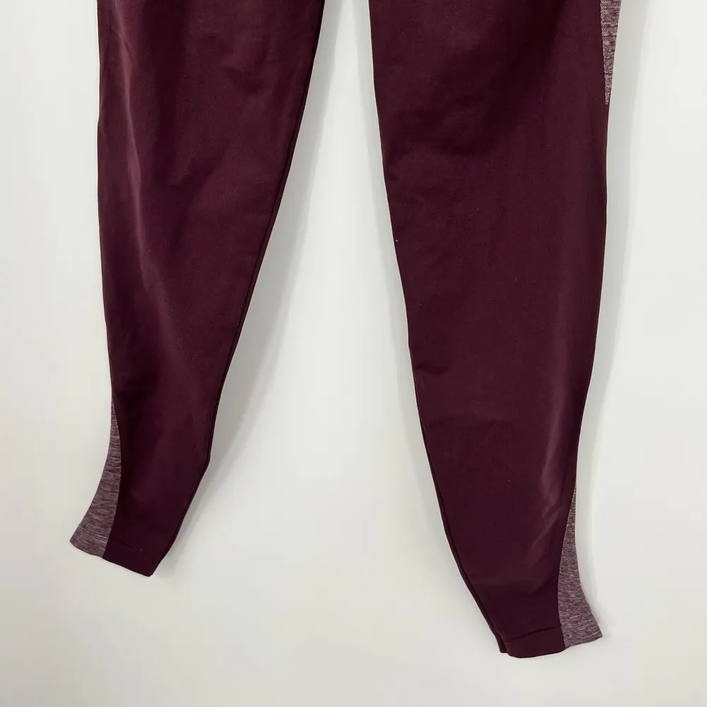 Assets by Spanx leggings women plum stretch moto pull on ankle pants size medium - Image 5