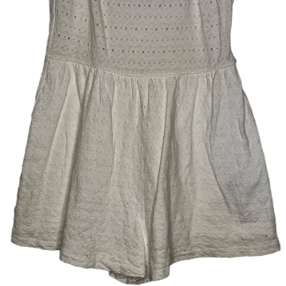 Divided White‎ Shorts Romper - Image 3