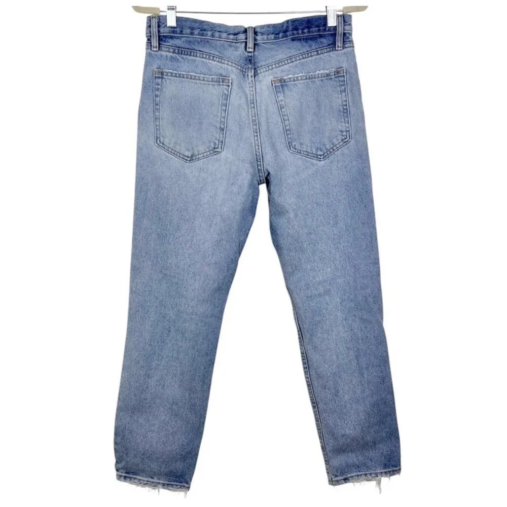 BDG Urban Outfitters Vintage Slim Fit High Rise Jeans 29/30 Distressed Ripped - Image 4