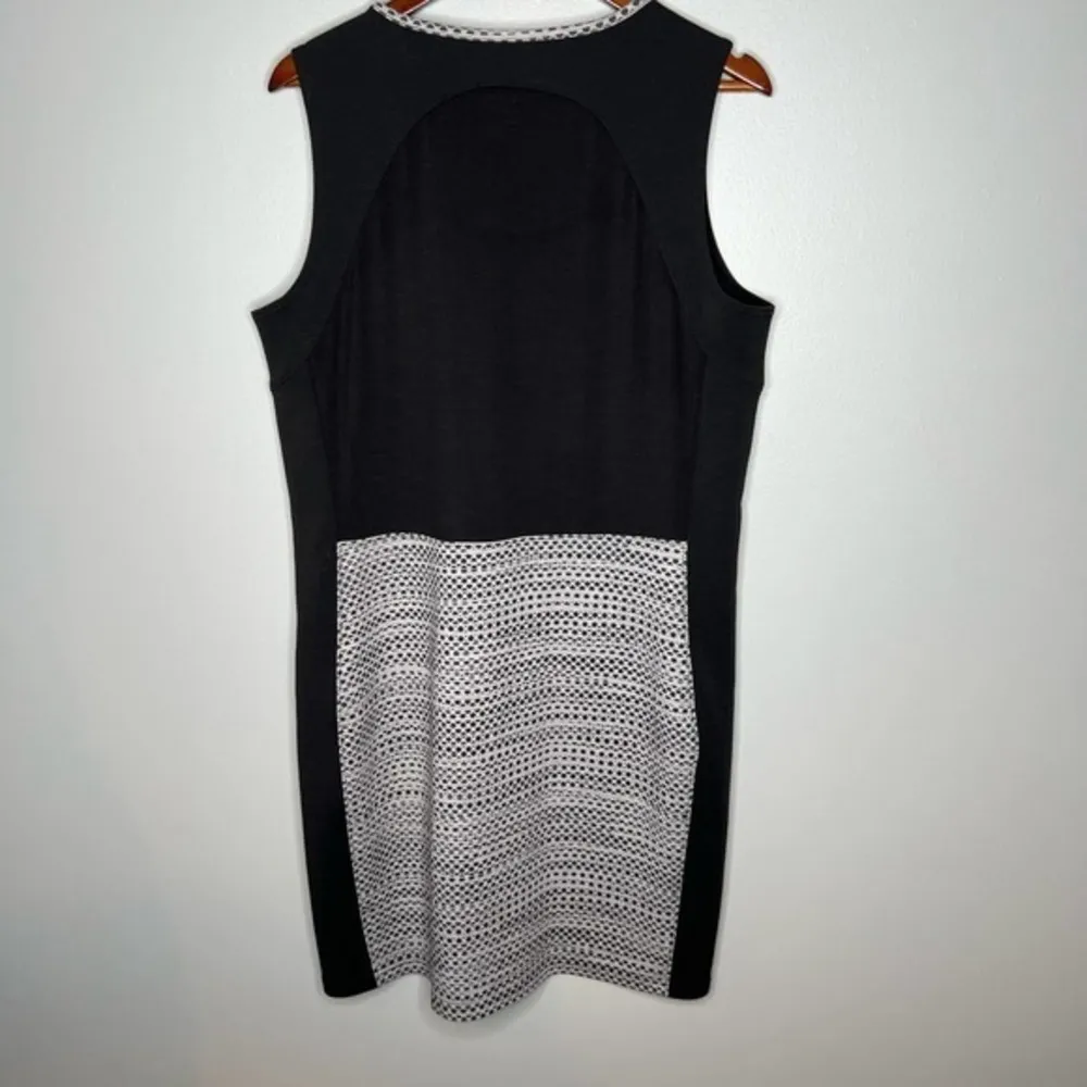 Athleta Fuse Dress Gray Black Scuba XL Yoga sleeveless breathable style 439158 - Image 5