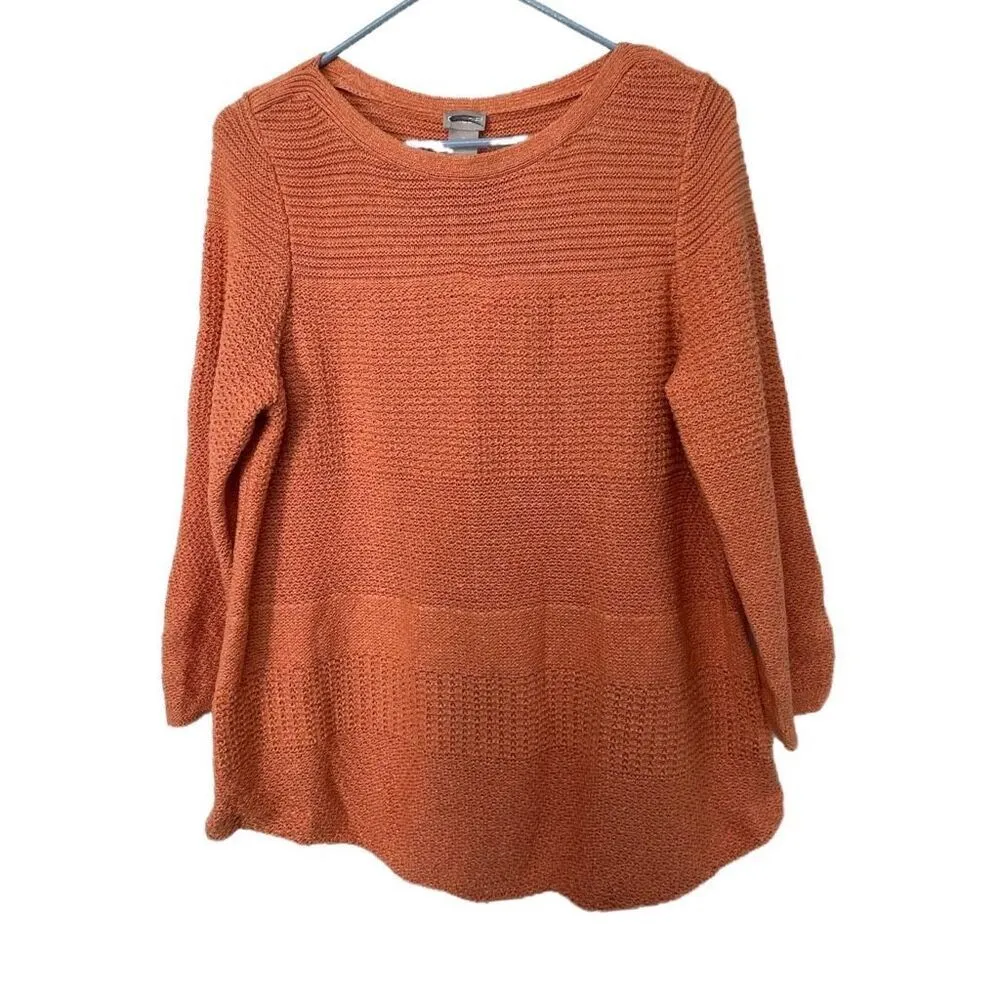 Chico’s beach sweater size large loose weave oversized. - Image 2
