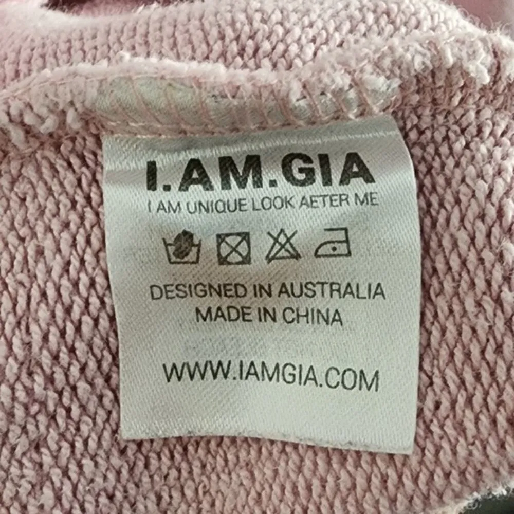 I.AM.GIA Aporia Full Zip Hoodie Light Pink XS - Image 5