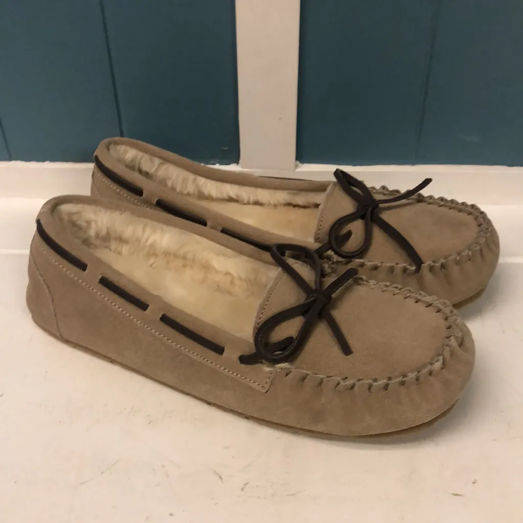 Dream Psirs Faux Suede Moccasin Slippers women’s size 11‎ - Image 5