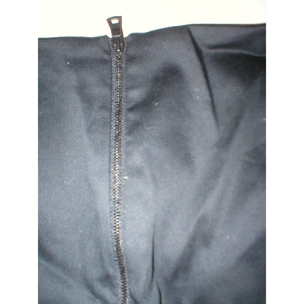 New $128 Womens Designer Tahari Black Blue Skirt Lined Work Office 12 NWT Ombre - Image 9