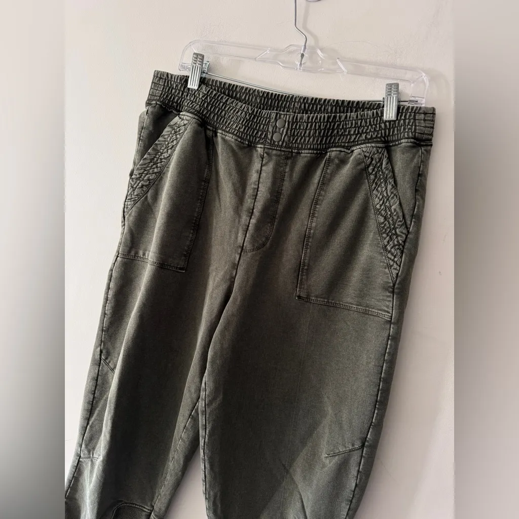 Anthropologie Saturday Sunday Theo Utility Joggers Pants Army Green - Image 4