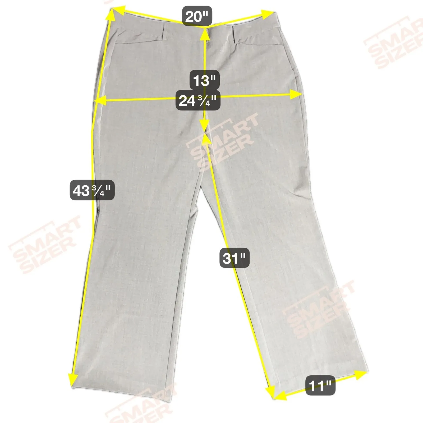 Lane Bryant The Houston Women 18 Gray Stretch Bootcut  Dress Pants Formal Office - Image 5