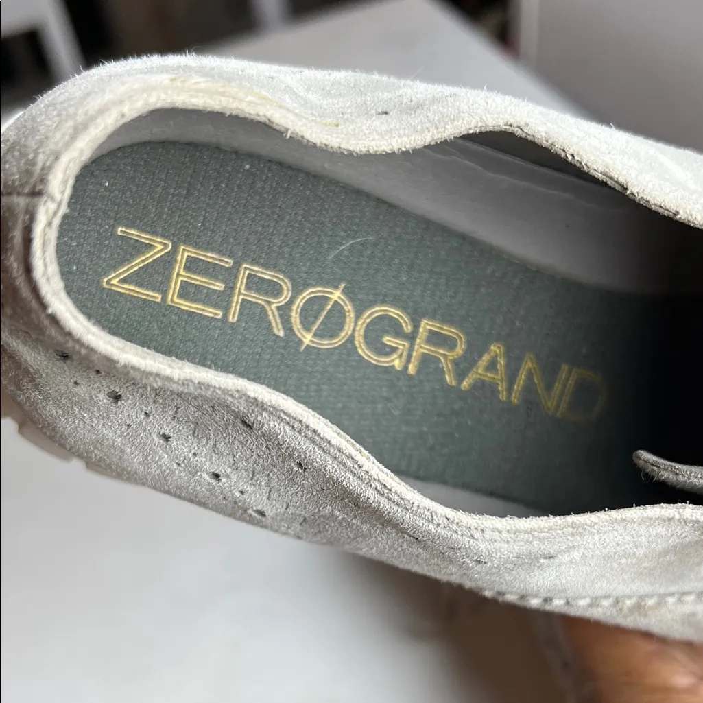 Cole Haan Women's Gray Suede Athletic Shoes - Image 3