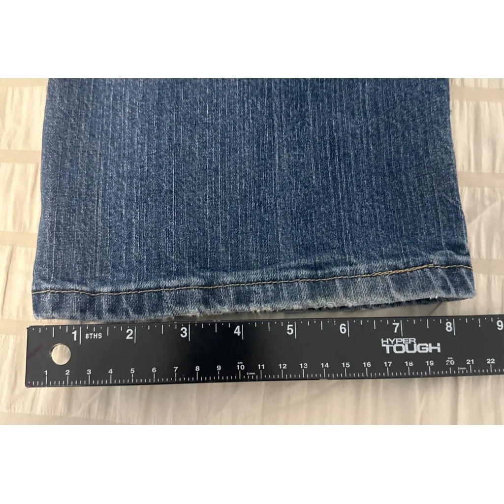 Cabelas Womens Dark Denim Straight Leg Jeans Size 16 Short - Image 11