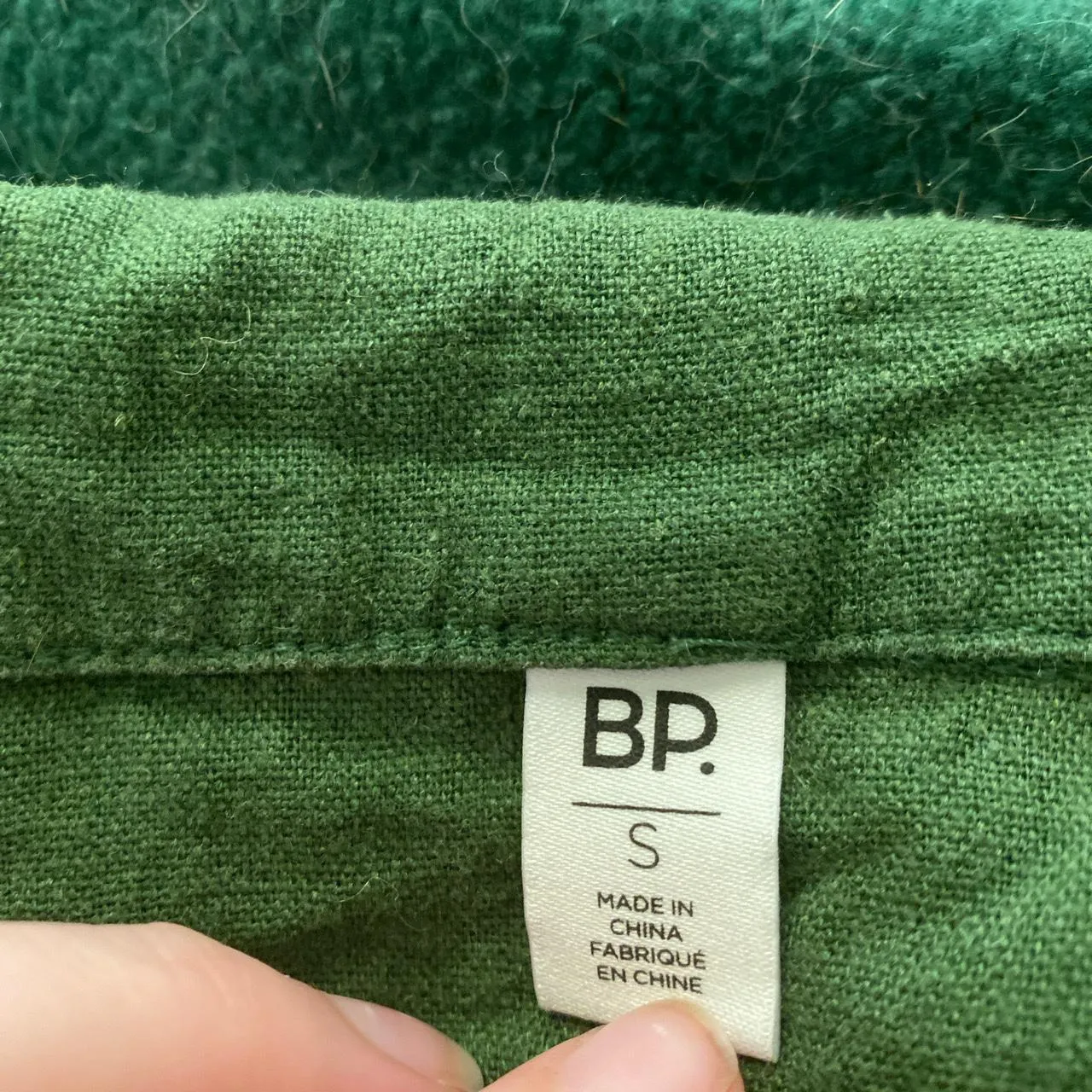 BP Green Short Sleeve Button Up - Image 4