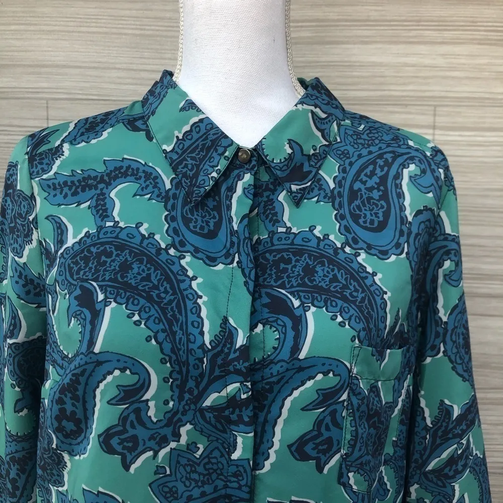 Charlie Jade polyester blouse Size Large - Image 5