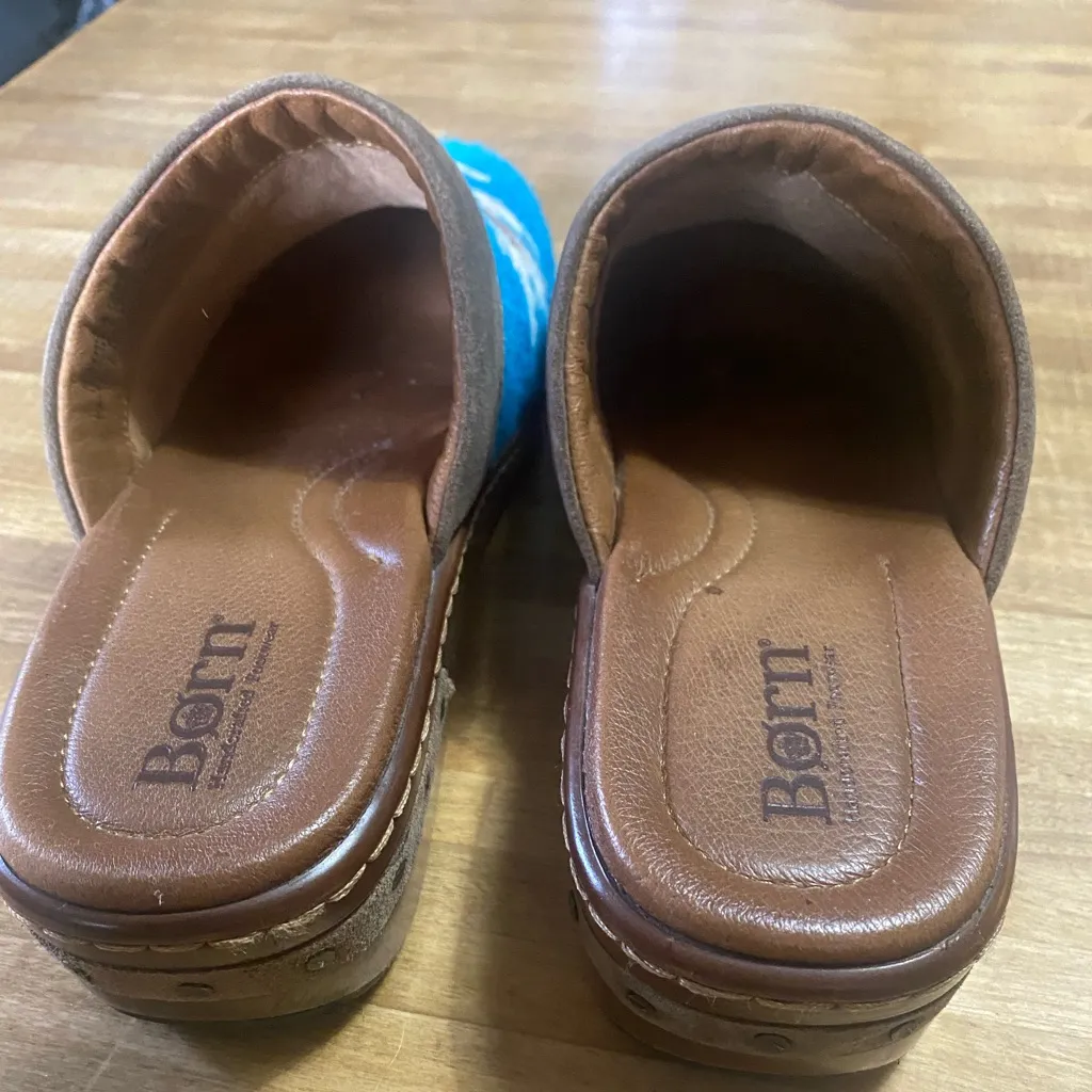 Born clogs mules sz10 Blue Size 10 - Image 6