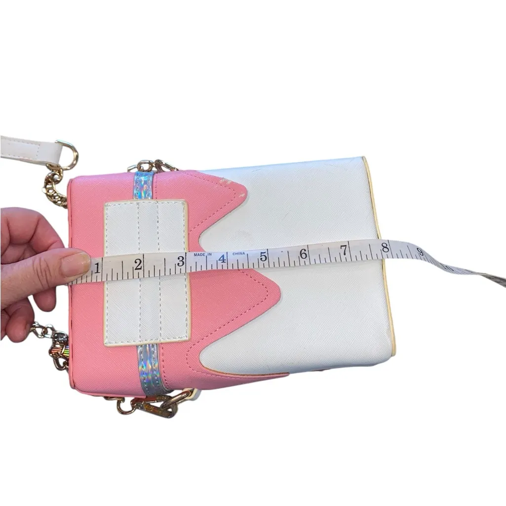 StrawberryMilk Carton Crossbody novelty purse strawberry shortcake purse costume Pink - Image 9