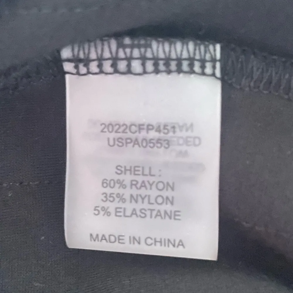 Universal Standard Stephanie Wide Leg Stripe Ponte Pants 27” Black - Image 7