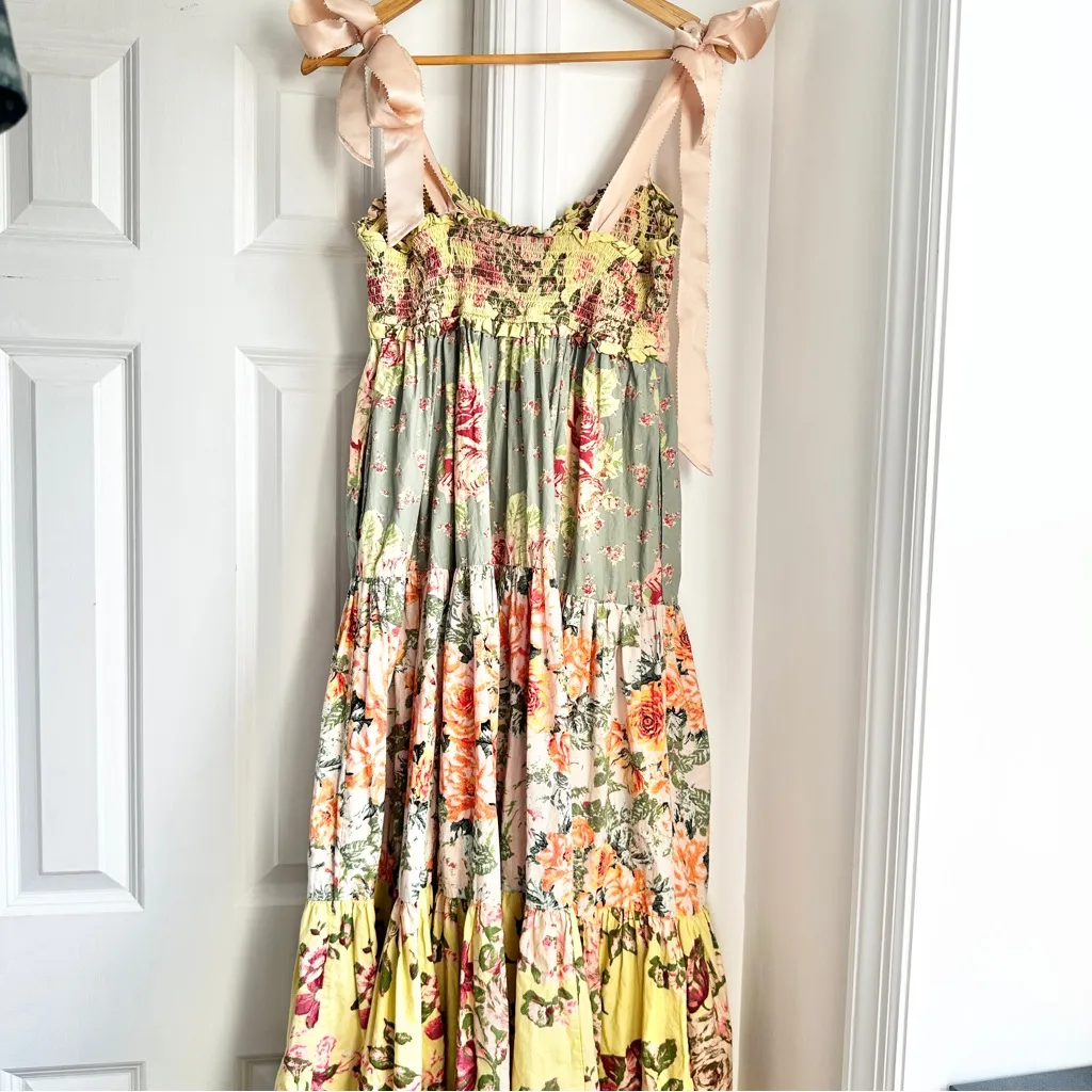 Free People Bluebell Tie Ribbon Maxi Dress, size small - Image 8