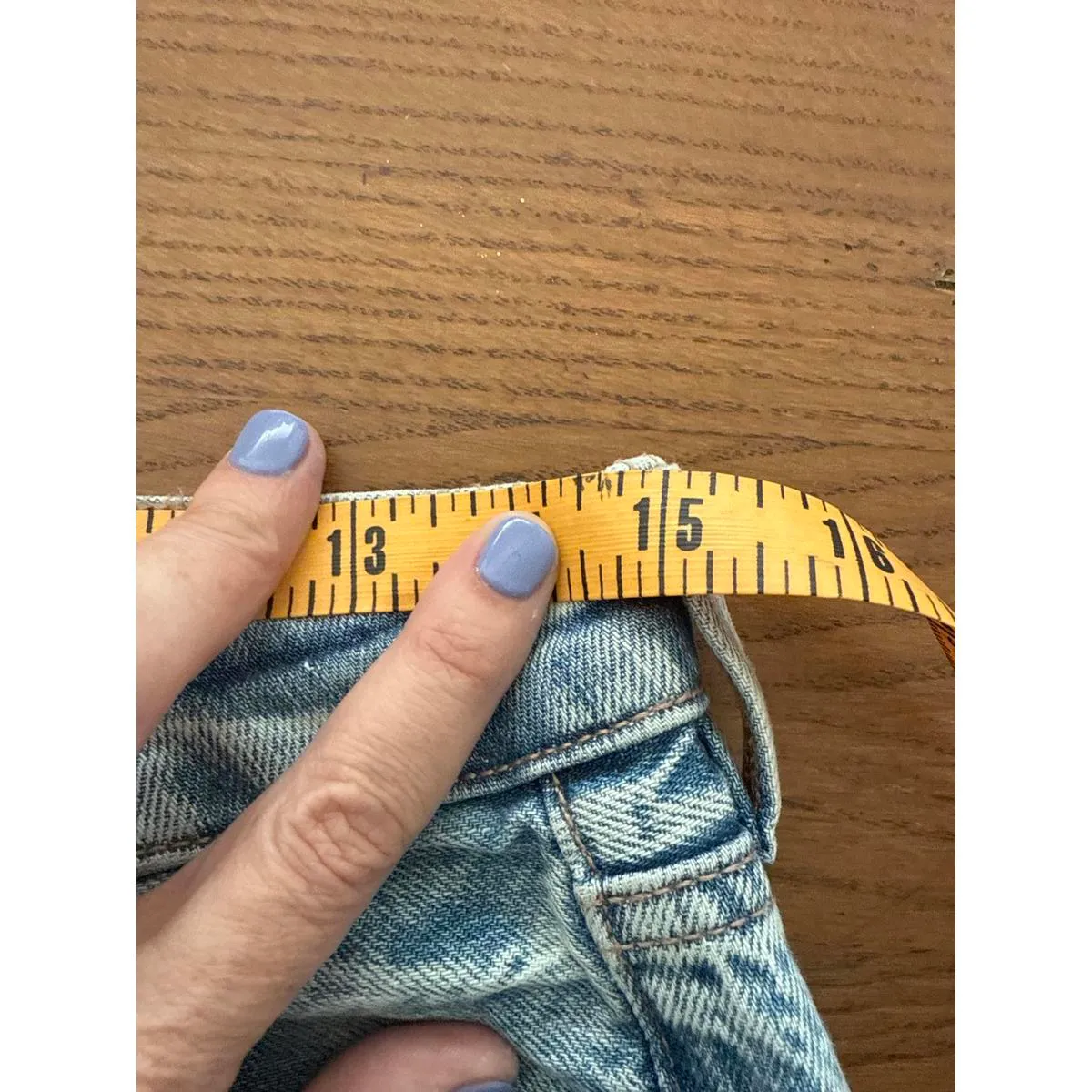 American Eagle Distressed Light Wash Denim Jeans - Image 6