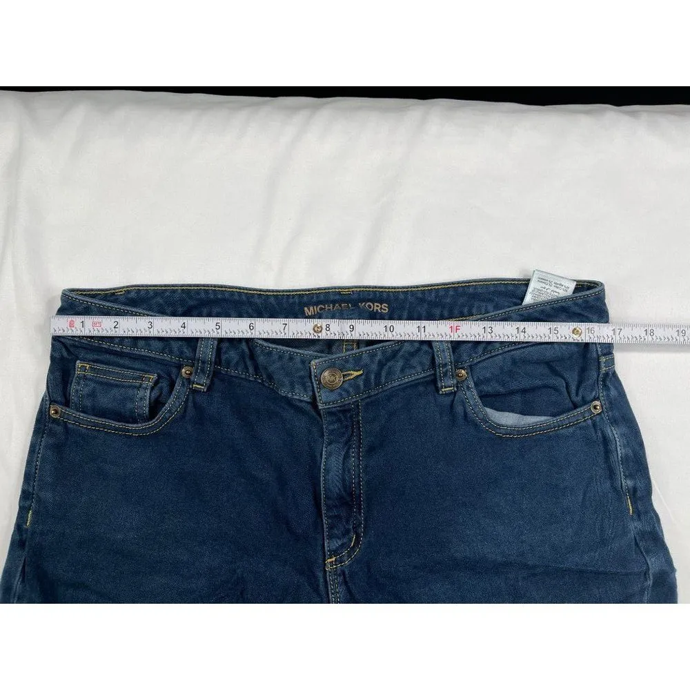 Michael Kors SKU 7680 Womens  Blue Denim Izzy Skinny Jeans Size 10 - Image 3