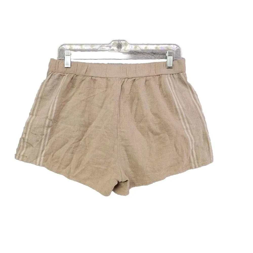 Aerie Sweat Shorts Womens M Medium Brown Drawstring Pockets Casual Summer‎ - Image 2