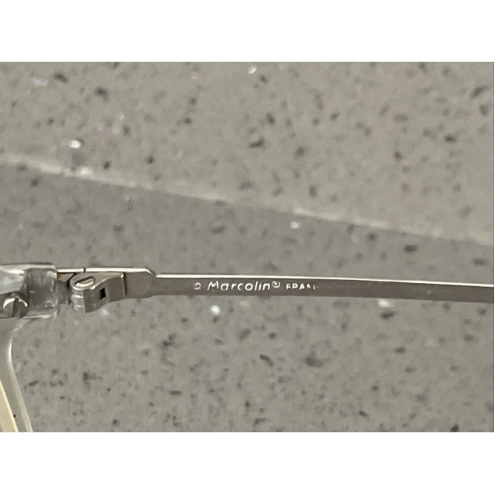 Vintage Marchon Marcolin Ashley 532 920 Eyeglasses Frames Only 135 Italy clear - Image 4