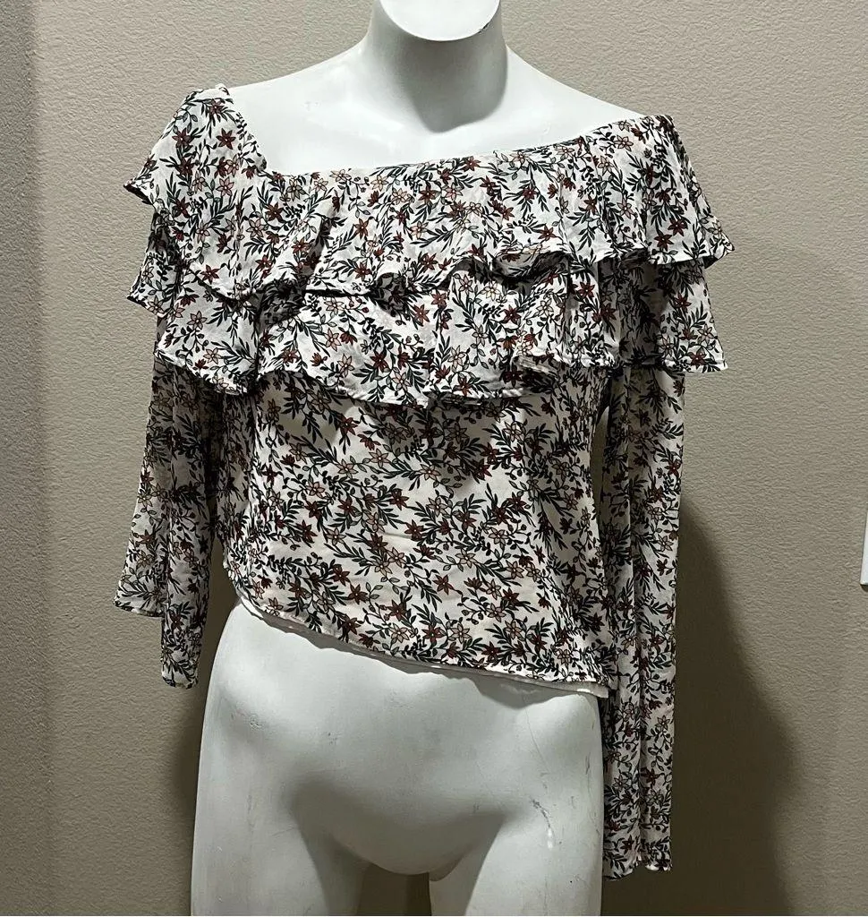Rebecca Minkoff Floral off the Shoulder blouse - Image 3