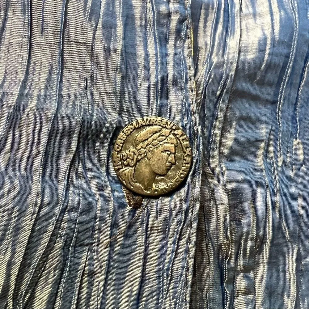 Reversible Jacket Crushed Silk ? Vintage Magic L/XL Green Size L - Image 12