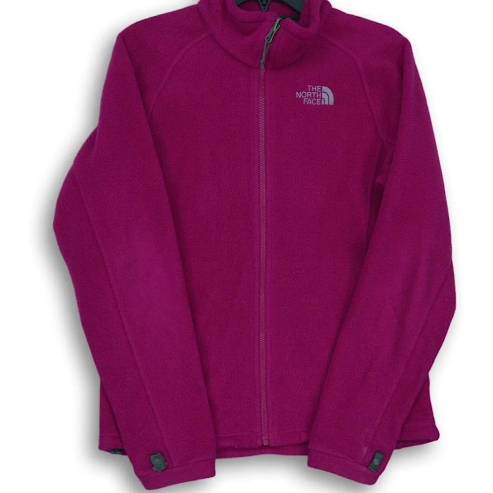 THE NORTH FACE Magenta Full Zip Jacket with Pockets Size Medium - Image 5