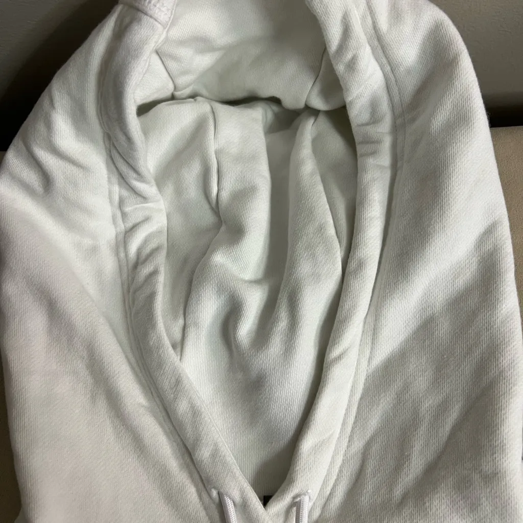 🔥 Adidas x Stella McCartney White Cropped Hoodie – Women’s – Premium Designer Size M - Image 5