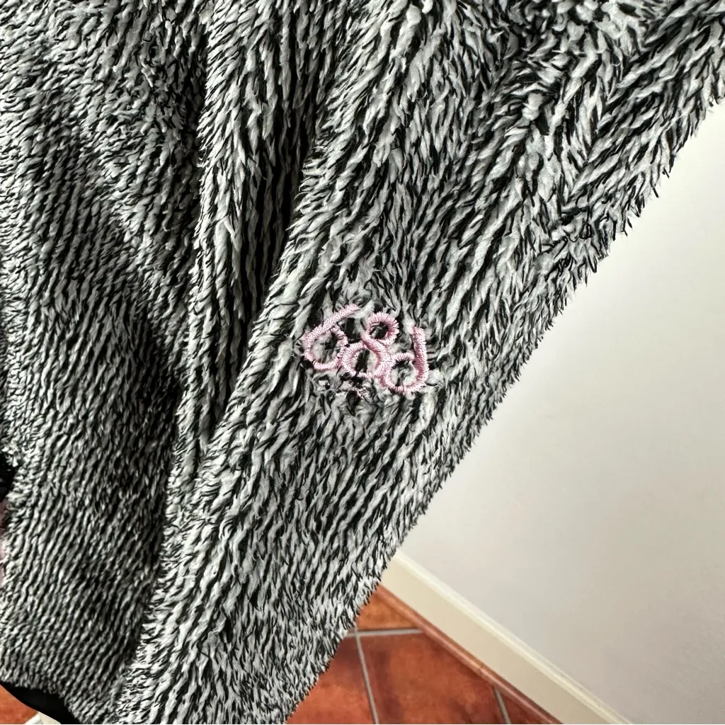 686 Flo Polar Zip Fleece Hooded Jacket Black Size M - Image 9