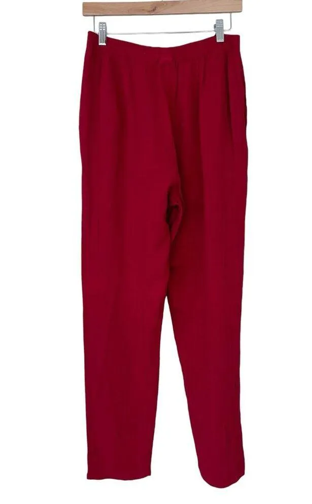 Diane Von Furstenberg Color Authority Red Matching Set Sz M/L - Image 6