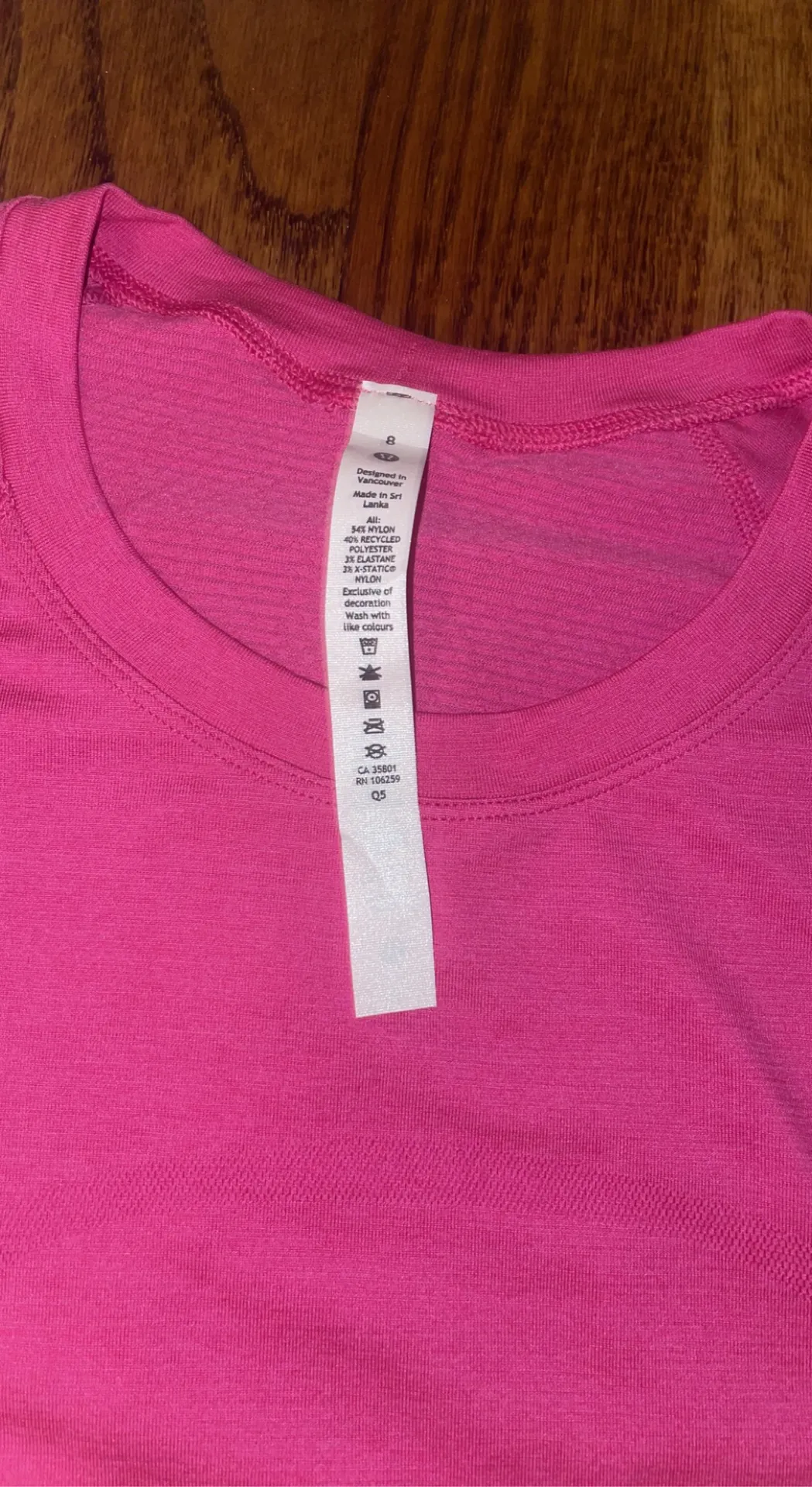 Lululemon Sonic Pink  Long Sleeve Swiftly Tech Race Length - Image 6