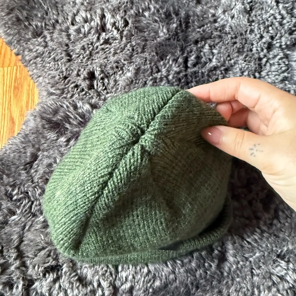 Green Knit Beanie - Image 2