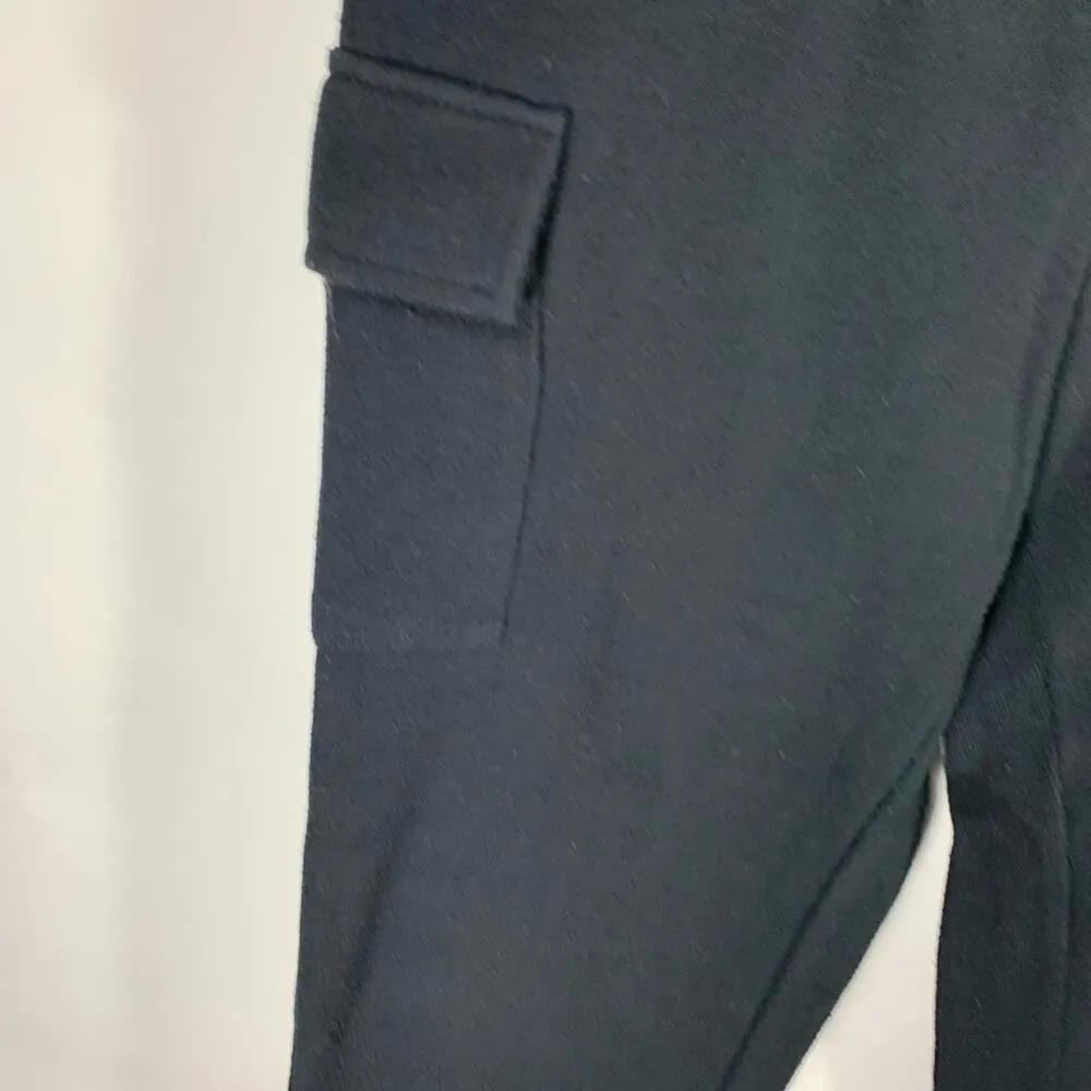 Who What Where Black Cargo Sweatpants Medium - Image 5