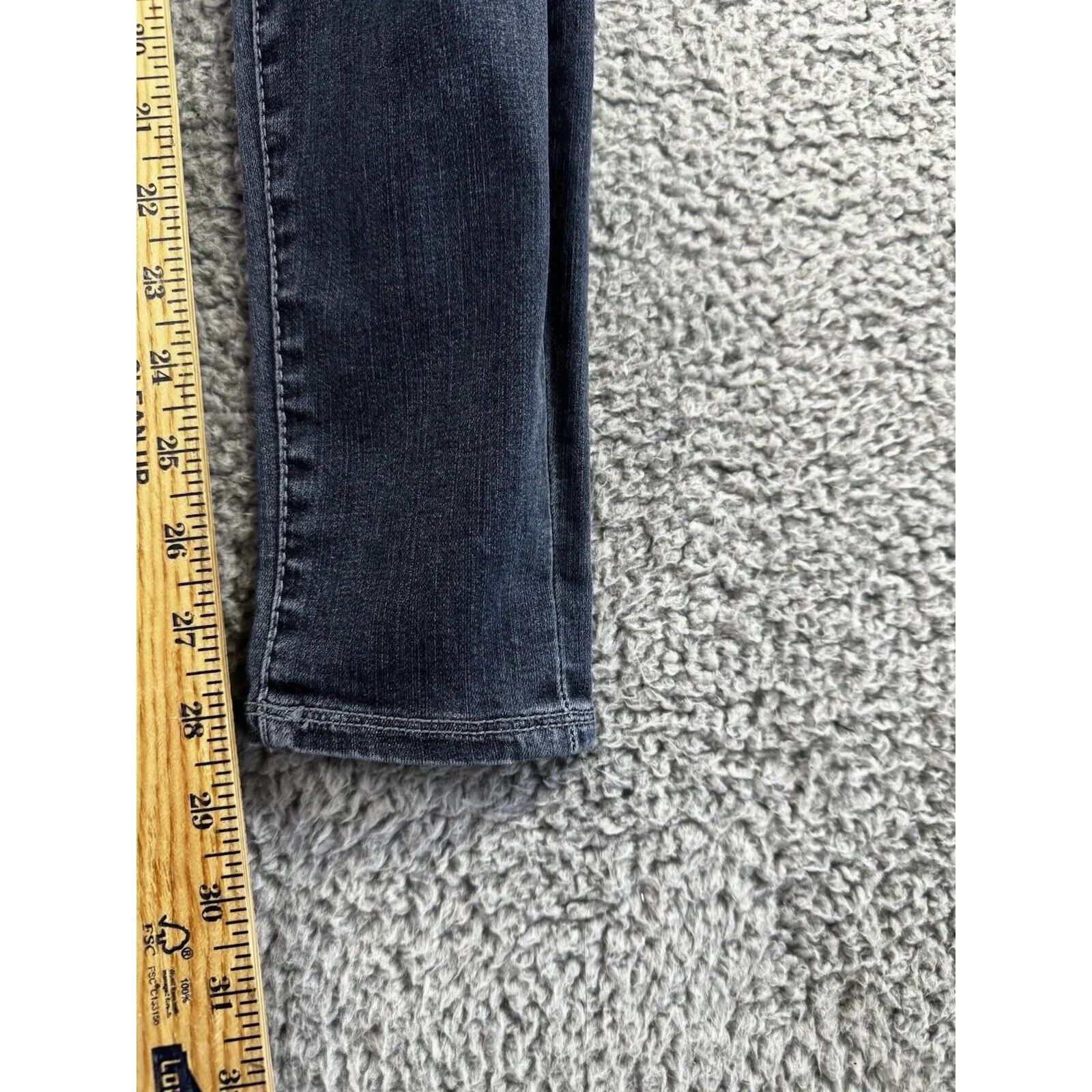 Rock‎ & Republic Jeans Women 2 Skinny Low Rise Slimming Denim Cure Pull On Pants - Image 5