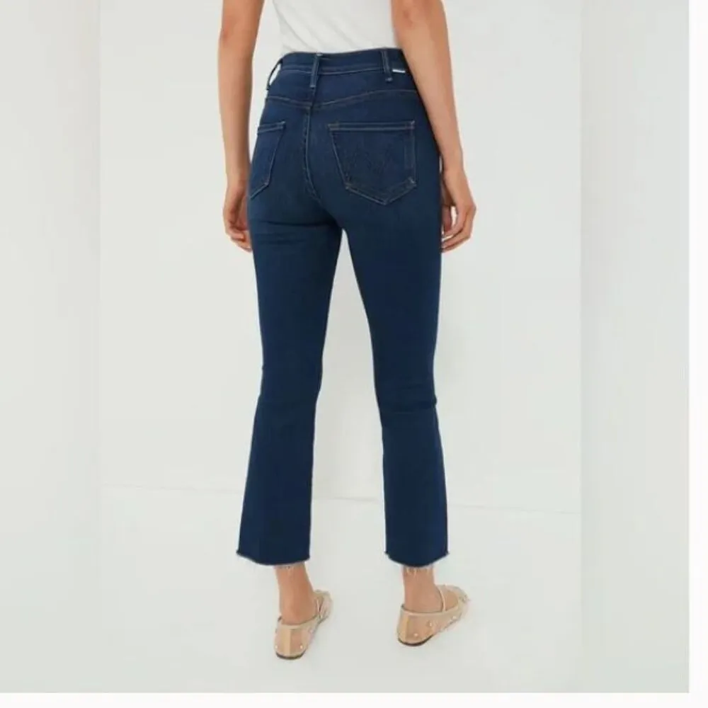 Mother The Hustler Ankle Fray Jeans in Home Movies Sz 25 Blue - Image 3