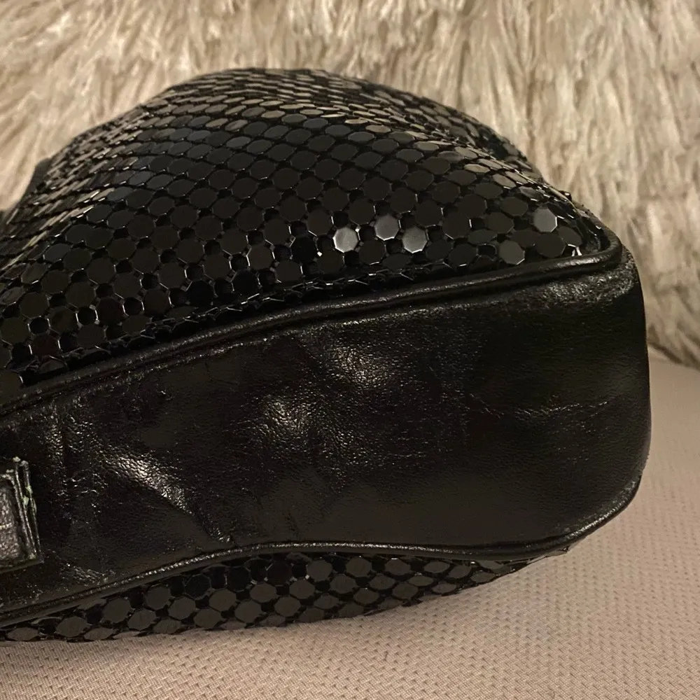 Bueno Black Sequined Shoulder Bag | Purse - Image 2