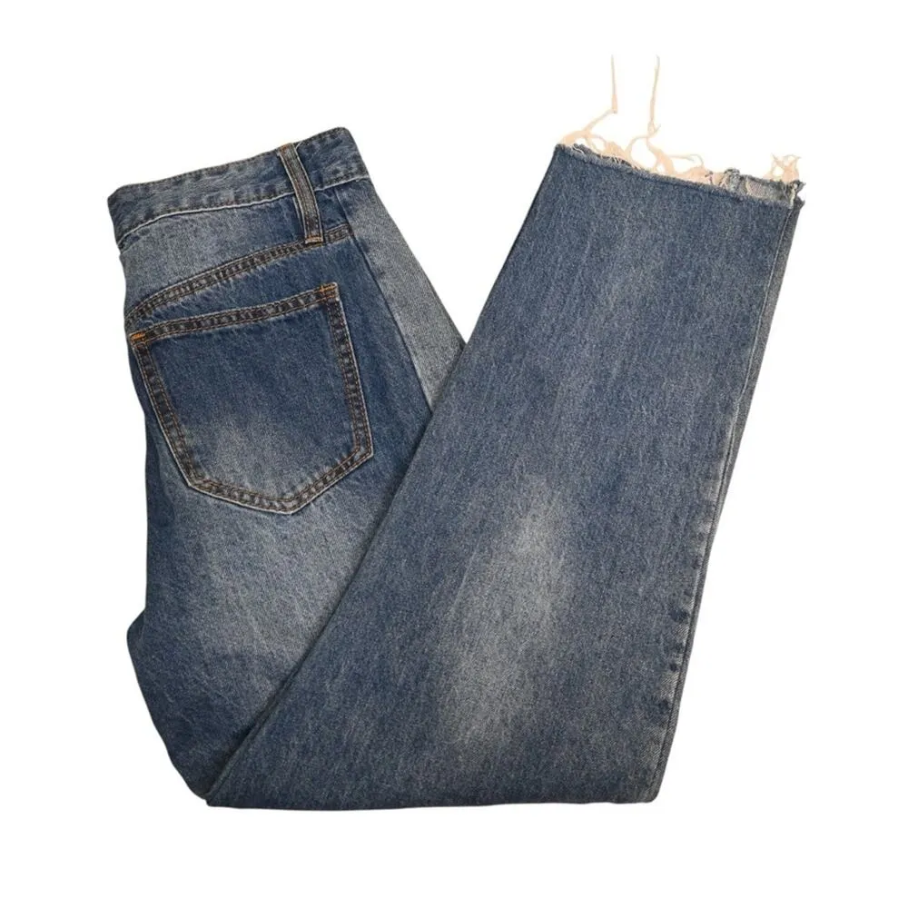 Gianni Bini Womens S Mom Raw Hem Ankle Jean - Image 3